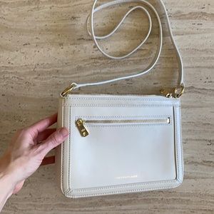 Lauren Ralph Lauren cream and gold crossbody